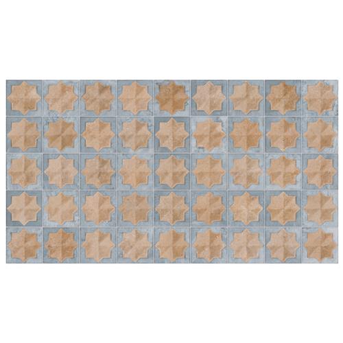 Picture of Tetuan Astre Cotto Blue 12-1/8"x21-7/8" Porcelain Wall Tile