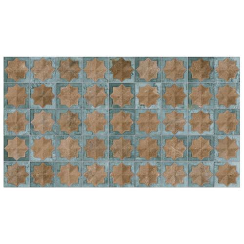 Picture of Tetuan Astre Terra Aqua 12-1/8"x21-7/8" Porcelain Wall Tile