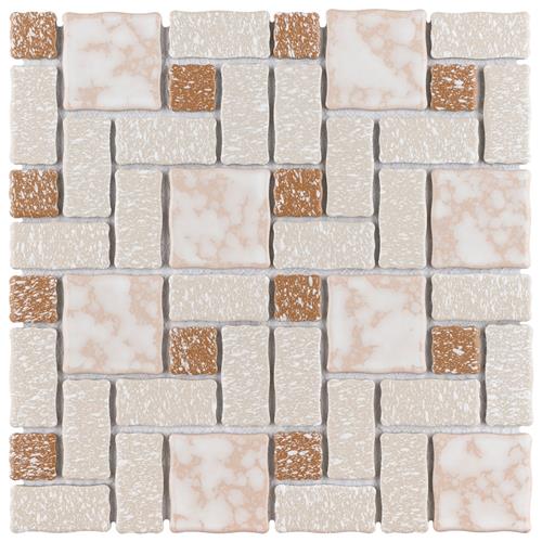 Picture of Academy Beige 11-7/8"x11-7/8" Porcelain Mosaic