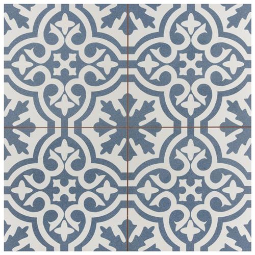 Picture of Berkeley Blue 17-5/8"x17-5/8" Ceramic F/W Tile