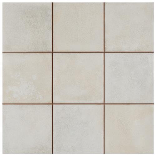 Kings Etna White 13-1/8"x13-1/8" Ceramic Floor/Wall Tile