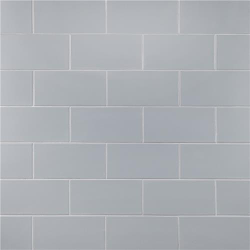 Projectos Cloud Grey 3-7/8" x 7-3/4" Ceramic F/W Tile