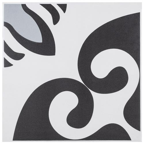 Tierra White 7-3/4"x7-3/4" Ceramic F/W Tile